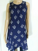 Madewell Skyscape Flower Stamp Shift Dress Sz XS - £23.73 GBP