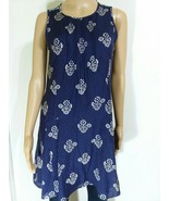 Madewell Skyscape Flower Stamp Shift Dress Sz XS - $29.69