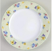 Nikko Dinner Plate Pansies  Width 10 5/8 in Yellow Purple Blue Floral - £11.66 GBP