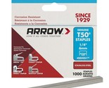 Arrow 1/4-in Leg x 3/8-in Medium Crown 18-Gauge Heavy-Duty Staples (1000... - £11.09 GBP