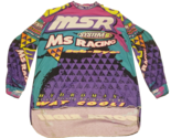 MSR System 6 Vtg USA Men MX Motocross MS Racing SUB-DYE Purple Hydromax ... - £87.94 GBP