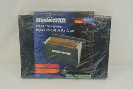 Mastercraft 9 x 11&quot; Sandpaper 50 Pieces General Purpose Assorted Grits New - £15.32 GBP