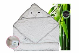 Soft Baby PENQUIN ELEPHANT KOALA Hooded Towel 100% Organic Bamboo for Ba... - £19.57 GBP
