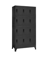  Locker Cabinet Anthracite Steel Large Locker Cabinet - $15,714.43 MXN