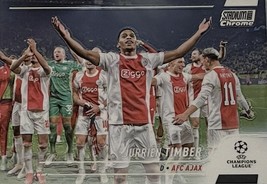 Jurrien Timber 2022 Topps Stadium Club Chrome Uefa Champions League #2 Afc Ajax - £4.10 GBP