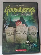 Goosebumps 3 Pack Thriller DVD 3 Disc Set 2014 Fullscreen Scholastic R.L. Stine - £9.64 GBP