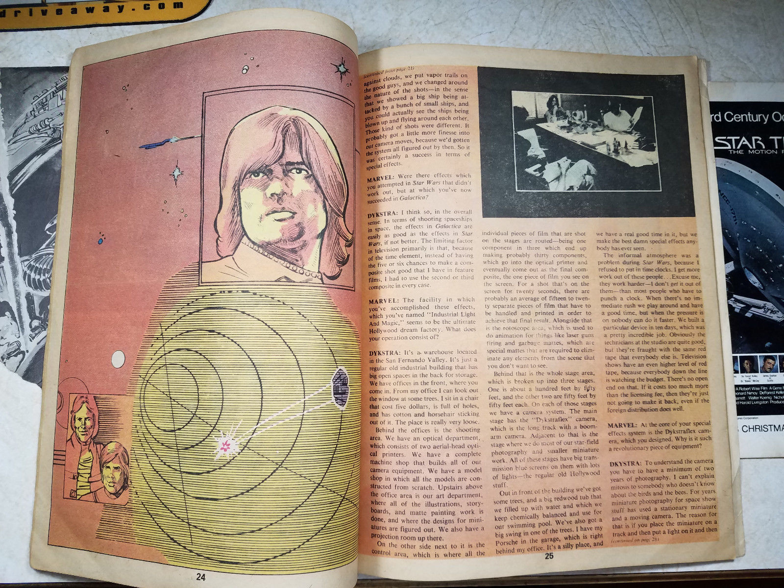 1978 MARVEL SUPER SPECIAL BATTLESTAR GALACTICA + 1979 # 6 Issue Comic ...