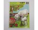 Sheep and Lamb Frame Tray Puzzle Vintage 1983 Golden Warner Bros 12 Piec... - $14.25