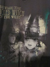 NWT DISNEY&#39;S &quot;BEWARE THE WICKED WITCH&quot; Gray Size Adult M Short Sleeve Tee - $13.99