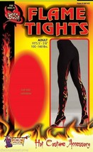 Sexy Devil Adult Flame Tights w/ Glitter Ladies One Size Hot Costume Accessory - £5.25 GBP