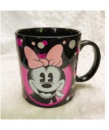 Disney Retro Minnie Mouse Bubbles &amp; Glitter 20oz Large Coffee Mug-NEW - $14.85