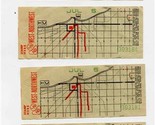4 Chicago Transit Tickets Mayor Daley&#39;s Campaign for a Cleaner Chicago 1... - £14.20 GBP
