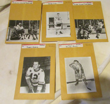 Old Hockey B&amp;W Photos &amp; Negatives Babe Dye Duguay Roger Gagne Buzz Boll Tunelli - £10.46 GBP