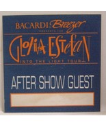 GLORIA ESTEFAN - VINTAGE ORIGINAL CONCERT TOUR CLOTH BACKSTAGE PASS - $10.00