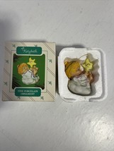 1986 Hallmark Katybeth Keepsake Ornament Fine Porcelain Angel Star Katy Beth - £7.79 GBP