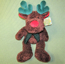 New Kellytoy 19&quot; Sparkly Moose Stuffed Animal Christmas Joy Series Plush 2000 - £17.57 GBP