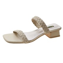Open Toe Flat Heel Slippers Women Summer Outdoor Beach Sandal Flip Flop Low Open - £23.41 GBP