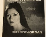 Crossing Jordan Tv Guide Print Ad Jill Hennessy TPA17 - $5.93