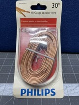 Philips 18 Gauge Speaker Wire 30 Foot Length SWA2435W/17 - New Sealed - $9.74