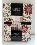 Ralph Lauren Red Poinsettia Tablecloth  60 X 84 Holiday Christmas New Re... - $926.45 MXN