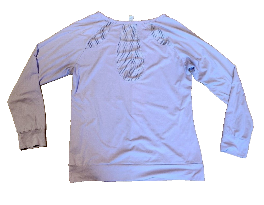 Balance Collection shirt purple athleisure yoga long sleeved sweater wom... - $16.00