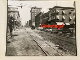 1917 New York City Lexington Ave 48th St Car Hotel Subway Construction Photo - £16.23 GBP