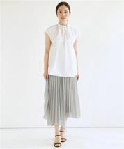 Kuzuwata Shirt Women 2022 Summer Japanese  Stand-Up Collar Blouse High-End Fashi - £60.34 GBP