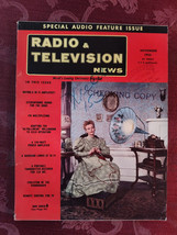 Radio And Television News Magazine November 1955 Special Audio Recording Feature - £10.27 GBP