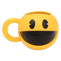 Pac-Man Video Game Character Figural Sculpted 20 oz Ceramic Mug NEW UNUSED - $17.37