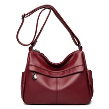 Women Genuine Leather Top-handle Bag 2022 Designer Female Shoulder Messenger Sho - £44.10 GBP