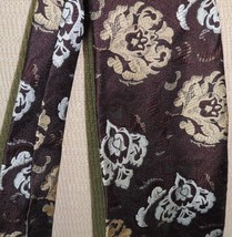 One Jacques Pierre Neck Tie/Necktie Vintage Brown 54&quot; x 3.75&quot; 60&#39;s or 70&#39;s - $7.37 CAD