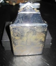 RONSON MASTERCRAFT Art Metal Works dual Lighter Cigarette Case Petrol Li... - $19.99