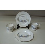Paragon By Appointment to her Majesty ~ 2 Cups and 2 Plates ~ England White - £27.99 GBP