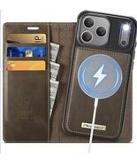 iPhone 17 Pro Max Wallet Case, MagSafe, 2-in-1 Flip, RFID Card Holder, B... - $19.99