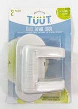 TuuT~ 2pk ~Childproof Door Lever Handle Lock Safety 3M Adhesive New~Safety 1st - £10.14 GBP
