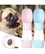 Portable Dog Water Bottle &amp; Food Dispenser – Travel Pet Drinking Bottle ... - $38.99