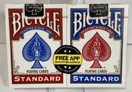 DOUBLE PACK (set of 2) of BICYCLE Standard PLAYING CARDS / New SEALED 20... - £7.76 GBP