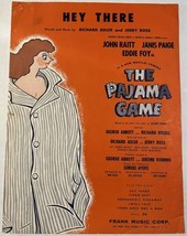 PAJAMA GAME Sheet Music Hey There Broadway Musical Tony Award Winner VTG 1954 - £7.04 GBP