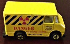 Hot Wheels Homer&#39;s Nuclear Waste Van (Peephole Picture View Through Rear Door) - £5.54 GBP