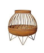 Curonian Nida Solid Steel Wood Burning Fire Pit - £260.15 GBP