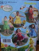 Sewing Pattern Child 3-8 Disney Fairies Tinkerbell 2872 UNCUT - £3.91 GBP
