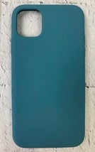 Fits iPhone 11 Case with Screen Protector Soft Flexible Silicone Gel Rubber Blue - £9.68 GBP