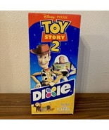 VTG Dixie 5oz Fun Cups Toy Story 2 Disney Pixar NOS In Sealed Box Bathro... - $38.01 CAD