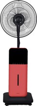 CoolZone Bluetooth Misting Fan SunHeat Ultrasonic Aromatherapy Anti Bug Red - £274.47 GBP