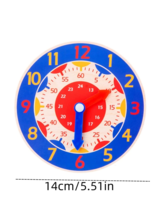 Early Learning Educational Wooden Clock - New - £11.72 GBP