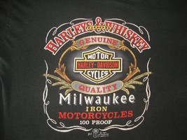 Vintage HARLEY DAVIDSON MOTORCYCLE 1987 3D Emblem Biker MC  Paper Thin T... - $173.29