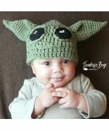Baby Yoda Crochet hat 5 sizes newborn baby toddler child adult PATTERN ONLY - $147.95 MXN