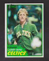 1981 Topps Basketball #4 Larry Bird Boston Celtics 2nd Year HOF  - £157.39 GBP