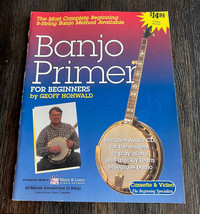 Banjo Primer for Beginners 5-String Method Book &amp; CD Learn by Geoff Hohwald - £4.63 GBP