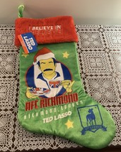 Warner Brothers Ted Lasso AFC  Richmond  London Christmas Stocking 18 In NWT - £9.37 GBP